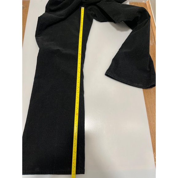 Ann Taylor Loft Size 31 Women's 12 Curvy Boot‎ Black Corduroy Pants - Picture 10 of 11